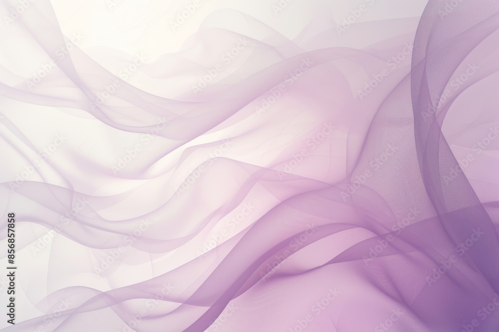 Fototapeta premium Delicate Lavender Fabric Draped in Soft Light