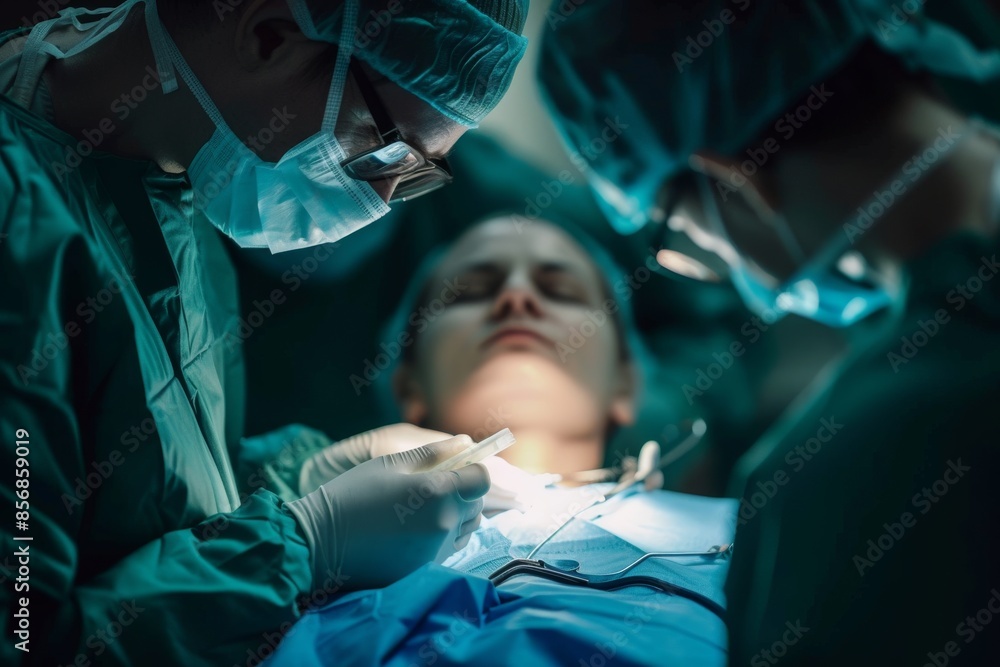 Team of surgeons performing surgery Team of surgeons performing surgery