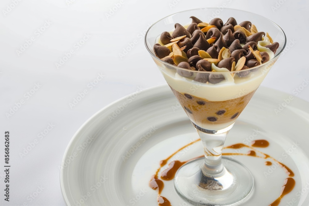 Mouthwatering Cannoli Panna Cotta with Chocolate and Almond Crunch Mouthwatering Cannoli Panna Cotta with Chocolate and Almond Crunch