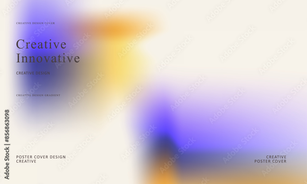 Fototapeta premium Trendy gradient mesh abstract design background. retro Abstract digital background