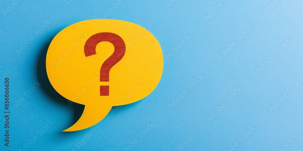 Inquire idea. Enquiry sign on document dialogue balloon aerial perspective. Inquire idea. Enquiry sign on document dialogue balloon aerial perspective.