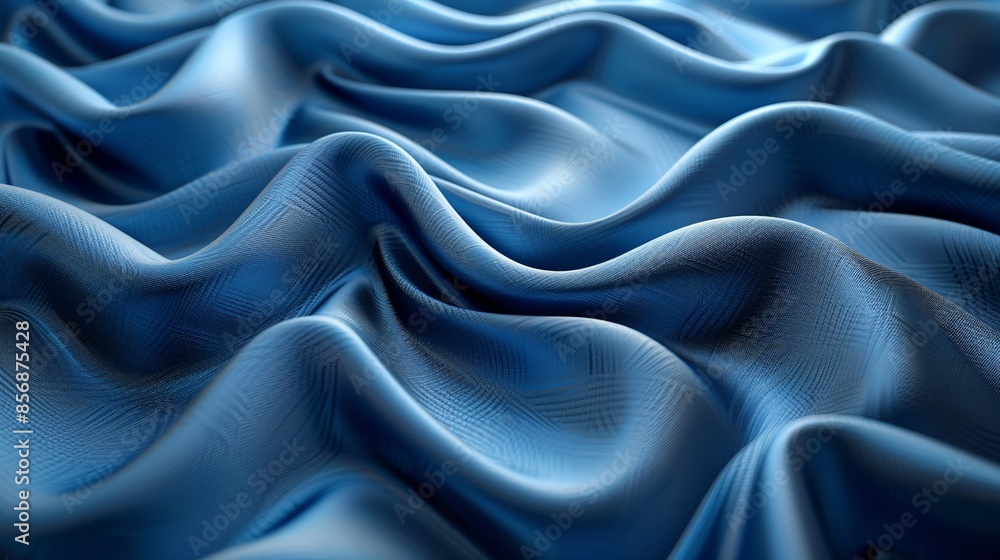 Fototapeta premium 3D depiction of detailed cloth with microscopic features.