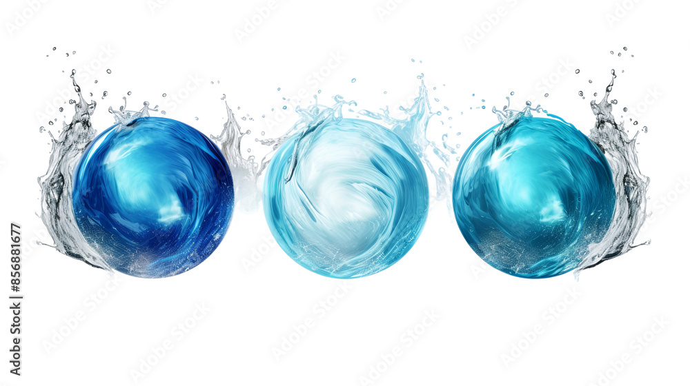 Glowing Water Liquid Splash in Sphere Shape Isolated on Transparent Background - Top View 3D Rendering Digital Art Glowing Water Liquid Splash in Sphere Shape Isolated on Transparent Background - Top View 3D Rendering Digital Art