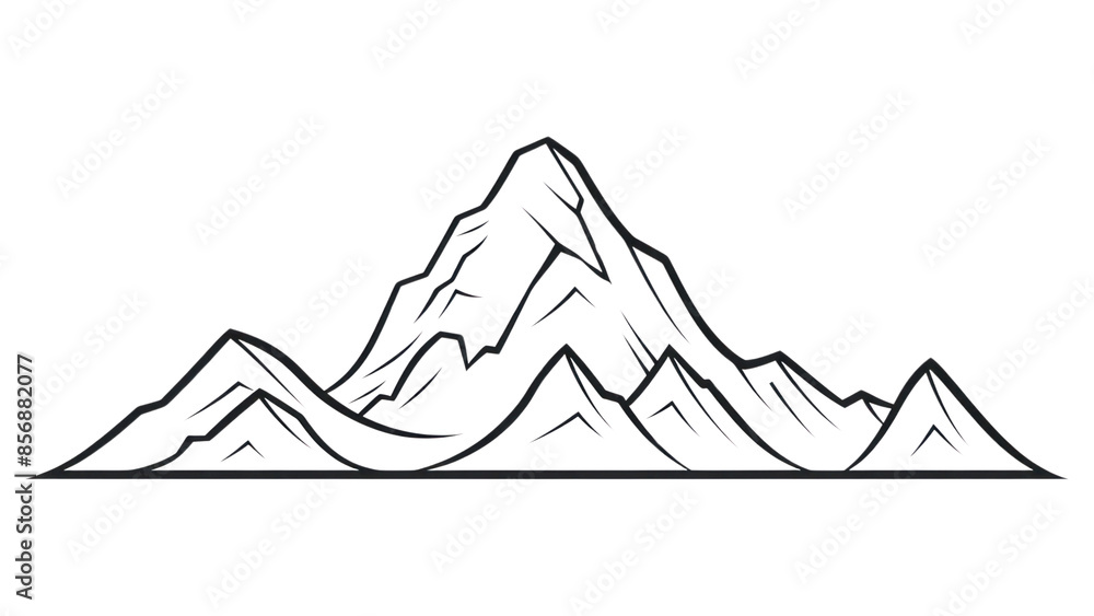 PNG Mountain drawing nature sketch. PNG Mountain drawing nature sketch.