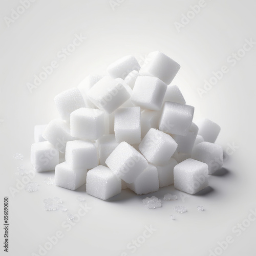 vector illustration of sugar cubes 