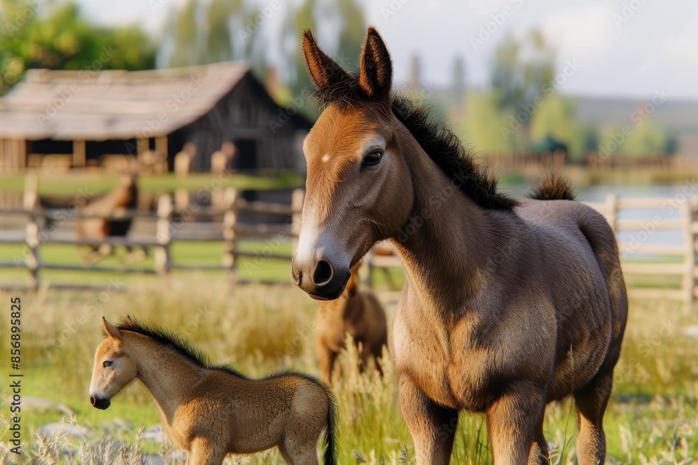 Obraz premium Domestic and farm animals