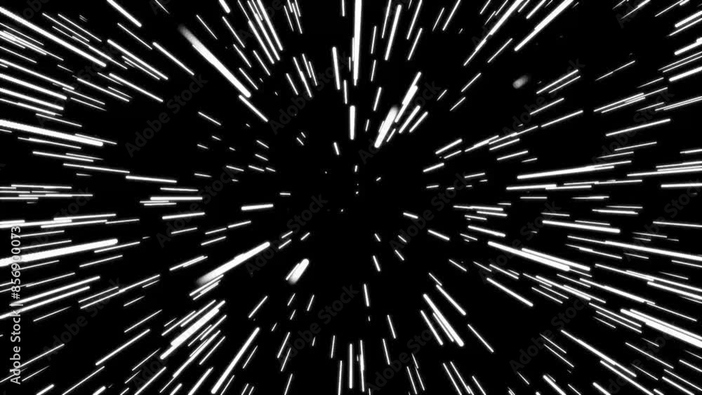 Crossing outer space at super speed, super speed space starlight,Star Wars Effect, Speed of Light Concept, 4k.
