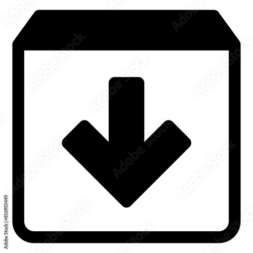 archive  glyph  icon vector illustration isolated on white background