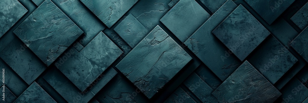 Abstract Teal Geometric Pattern Abstract Teal Geometric Pattern