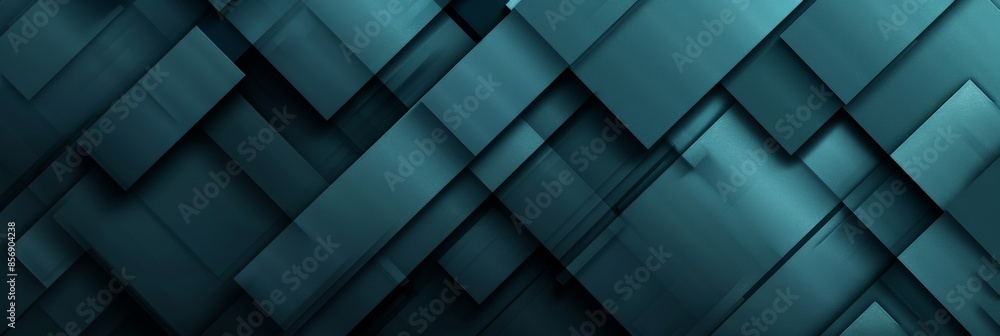 Abstract Geometric Background with Teal and Dark Blue Squares Abstract Geometric Background with Teal and Dark Blue Squares
