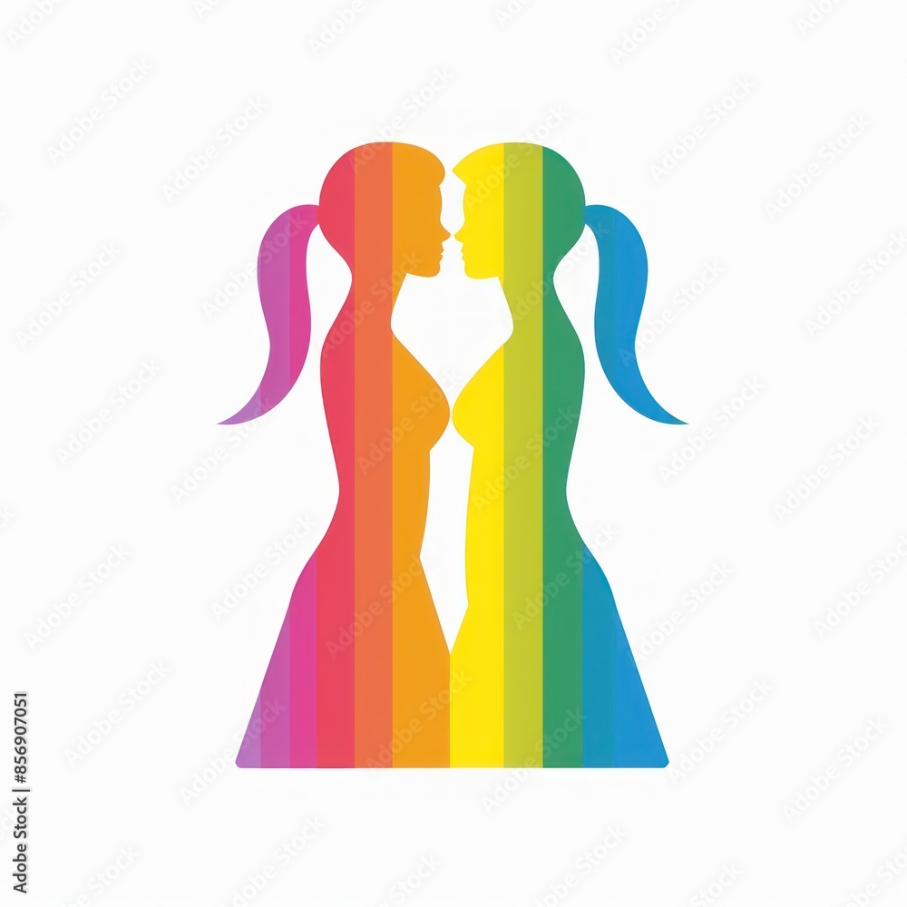 Colorful Celebration of Love and Equality, Embracing Diversity and Unity in Pride Parade - Generative ai Colorful Celebration of Love and Equality, Embracing Diversity and Unity in Pride Parade - Generative ai