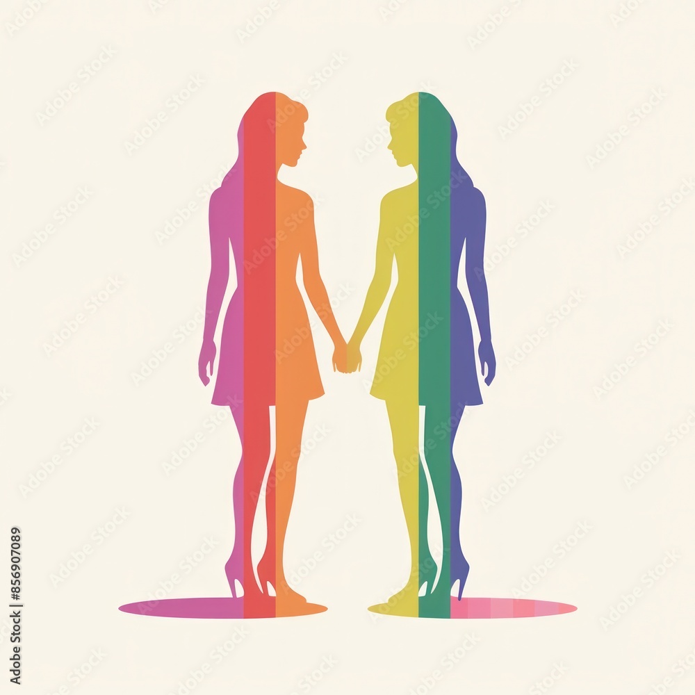 Embracing Love and Equality: A Minimalist Representation of Lesbian Partnership - Generative ai Embracing Love and Equality: A Minimalist Representation of Lesbian Partnership - Generative ai