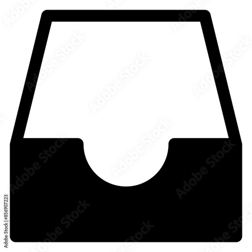 in box glyph icon vector illustration isolated on white background