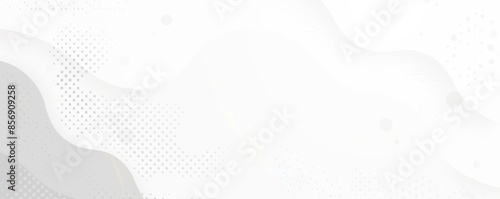 ライトグレーの背景にシンプルな幾何学模様