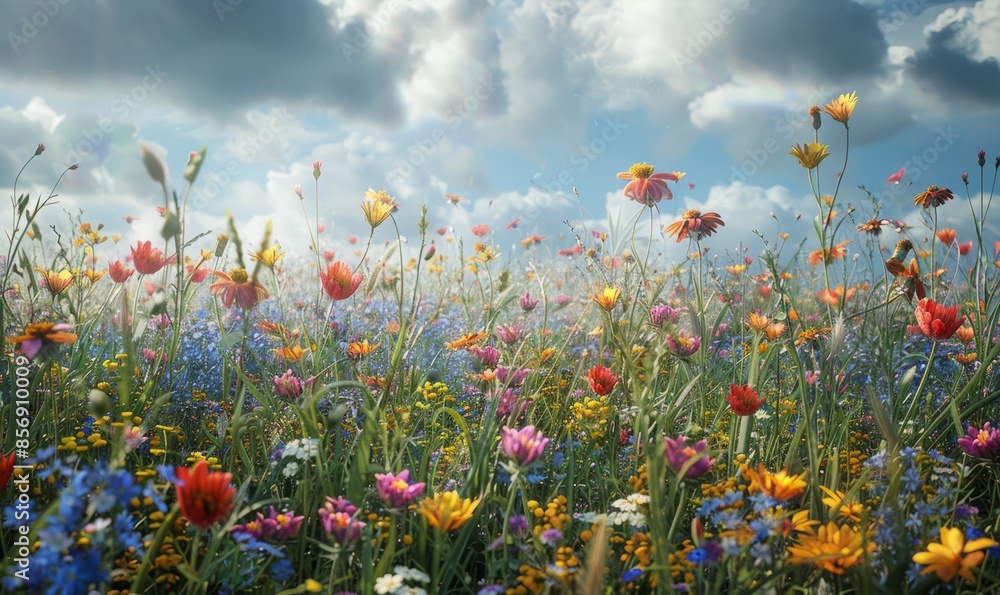Wildflowers swaying Wildflowers swaying
