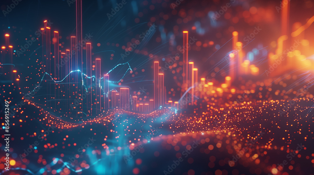 Abstract background about stock investment graphs Abstract background about stock investment graphs