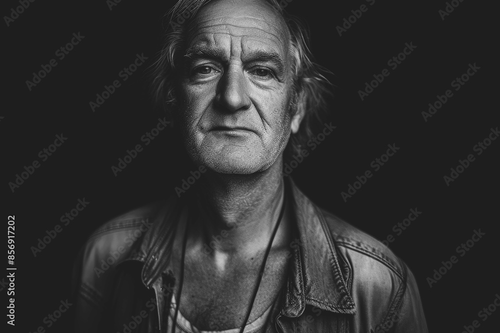 Portrait of a man in his 60s Warts and all headshot of a Caucasian man in his 60s wearing casual clothes. Portrait of a man in his 60s Warts and all headshot of a Caucasian man in his 60s wearing casual clothes.