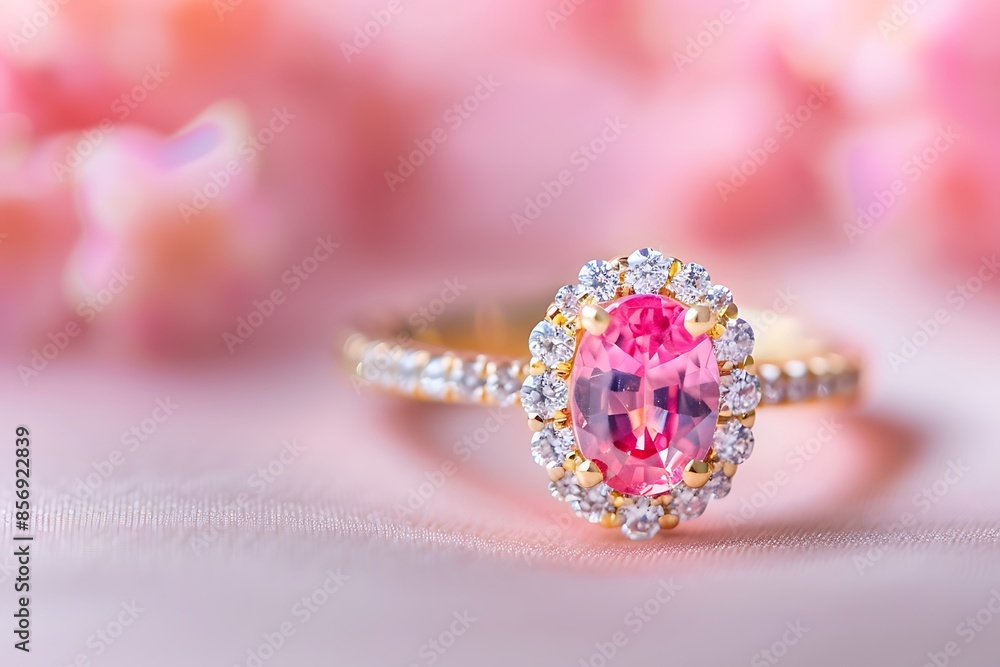 close up of engagement ring with brilliant on pink blurred background, romantic wedding love concept, diamonds luxury wallpaper, valentine woman birthday holiday, jewelry banner close up of engagement ring with brilliant on pink blurred background, romantic wedding love concept, diamonds luxury wallpaper, valentine woman birthday holiday, jewelry banner