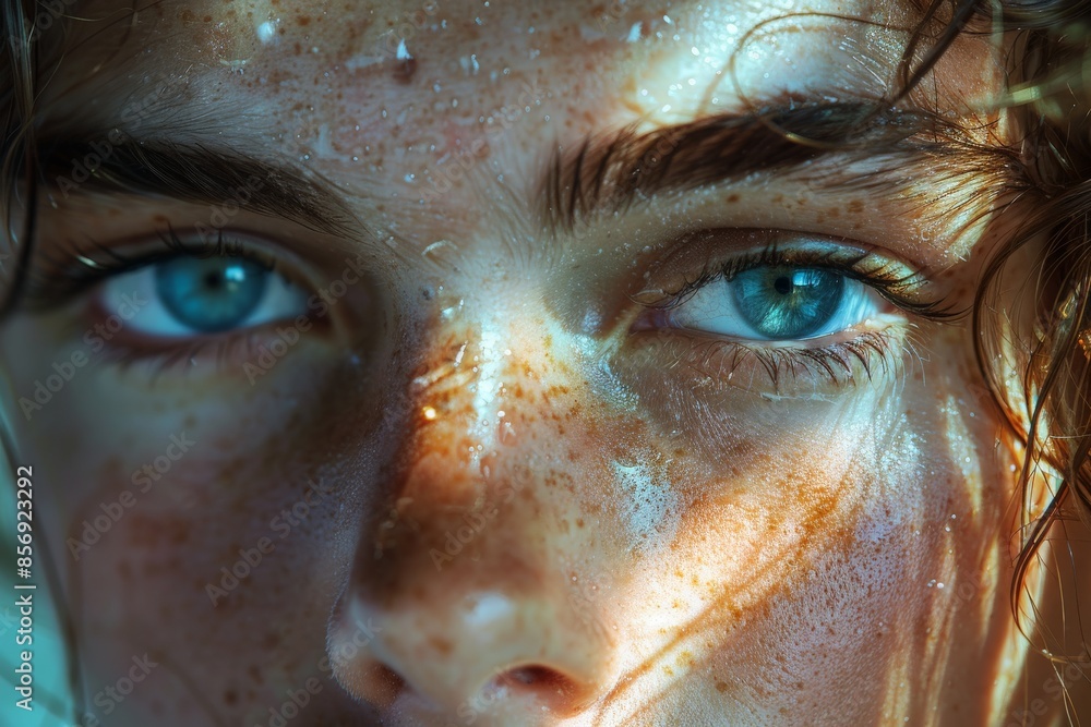 This image showcases a dynamic abstract blurred background with hints of bronze and aquamarine colors This image showcases a dynamic abstract blurred background with hints of bronze and aquamarine colors
