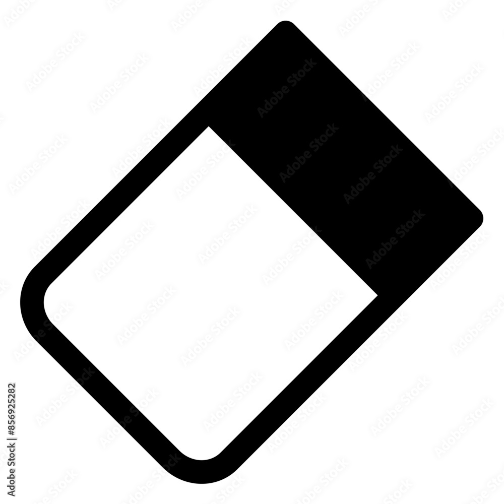 eraser glyph icon vector illustration isolated on white background eraser glyph icon vector illustration isolated on white background