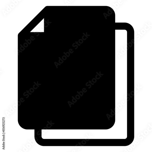 paper  glyph  icon vector illustration isolated on white background