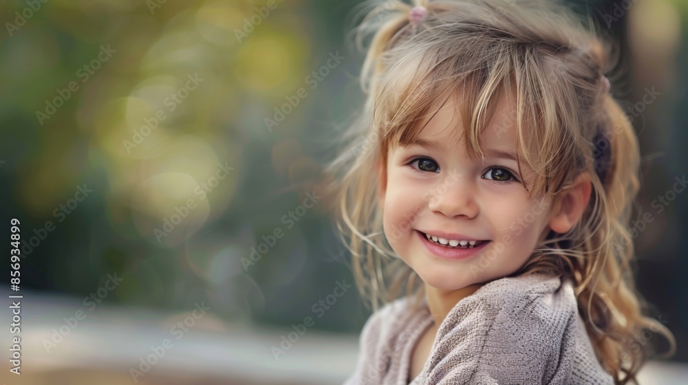 Cute Little Girl with a Joyful Smile.. Cute Little Girl with a Joyful Smile..