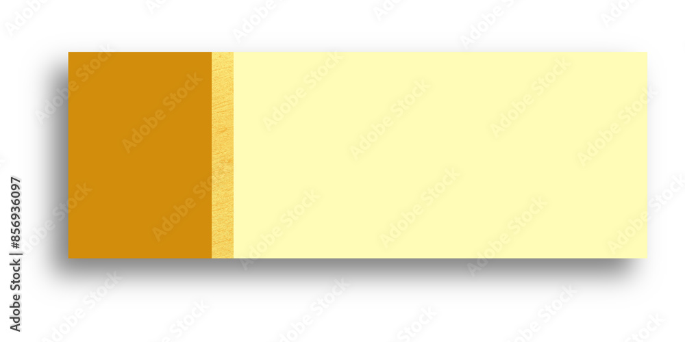 Yellow Rectangle Card with Shadow Effect, Isolated on White. Can be used as a Text Frame. Yellow Rectangle Card with Shadow Effect, Isolated on White. Can be used as a Text Frame.