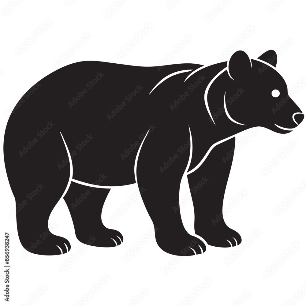 Fototapeta premium bear illustration