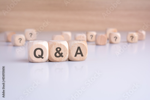 Wallpaper Mural Q and A Wooden Blocks offer simple, engaging answers and info to Question and Answer Torontodigital.ca