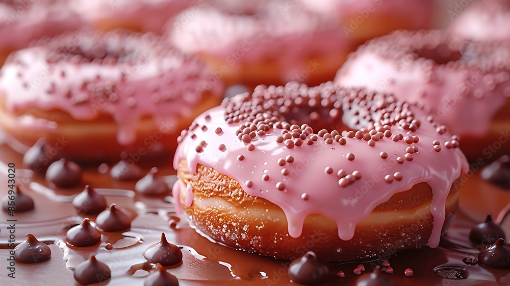 donut with icing sugar donut with icing sugar