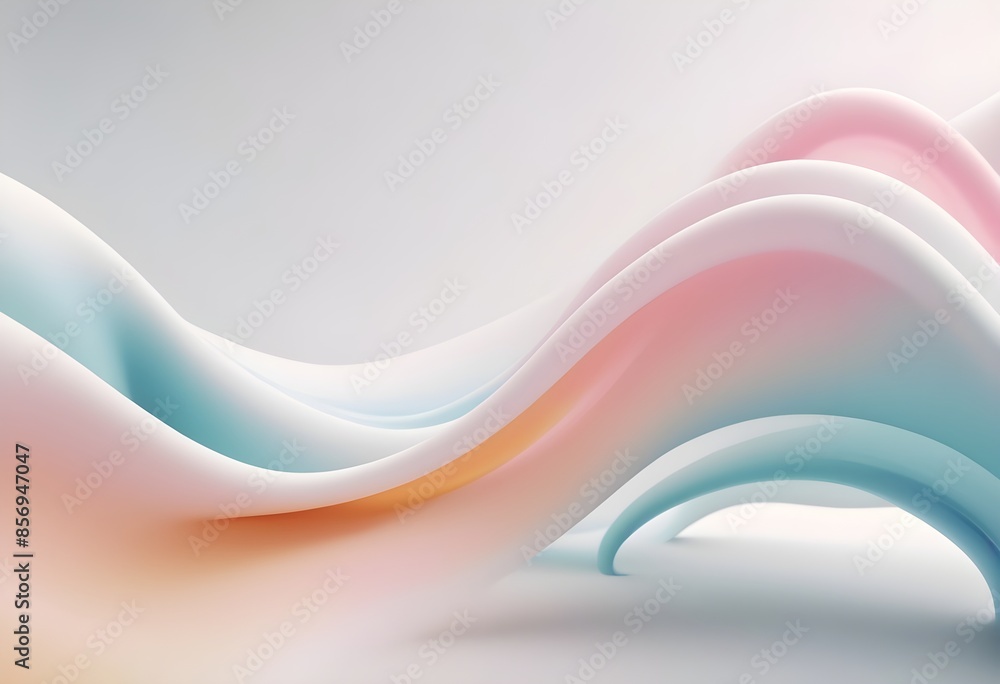 Obraz premium Abstract art blur fluid gradient wallpaper, 3d gradient background
