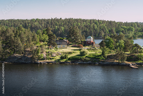 Photography Inhabited island in the Stockholm archipelago