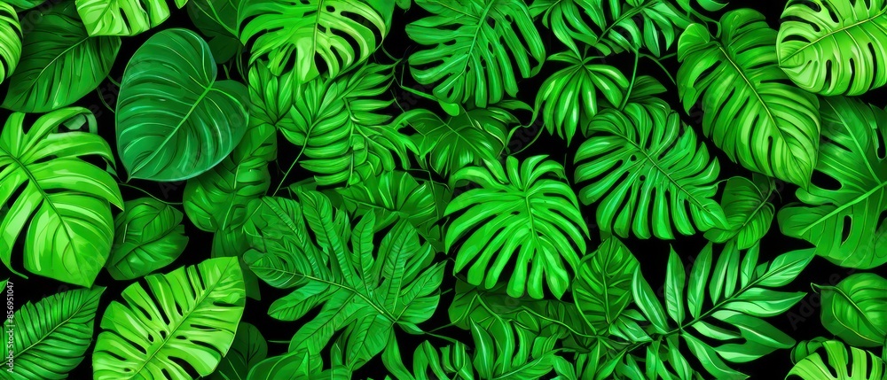 Leaf background. Green leaf patern background Leaf background. Green leaf patern background