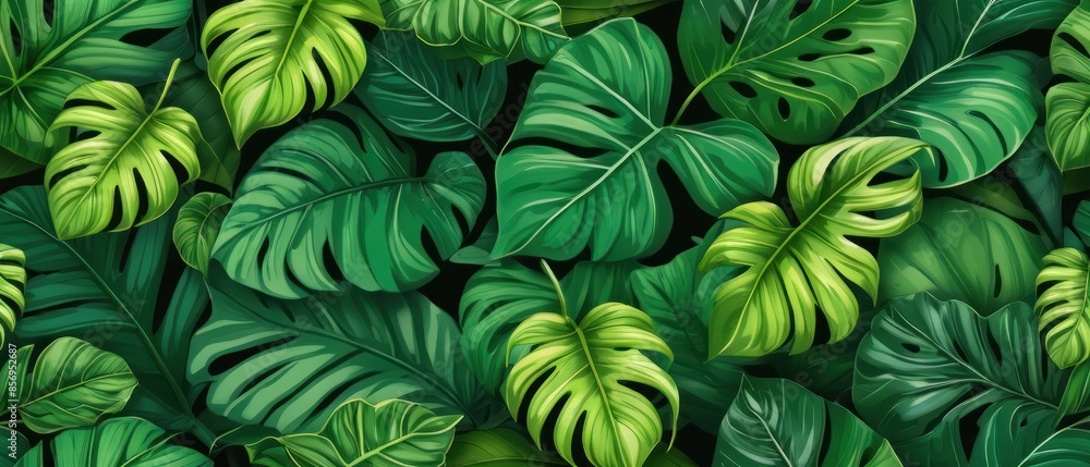 Leaf background. Green leaf patern background Leaf background. Green leaf patern background