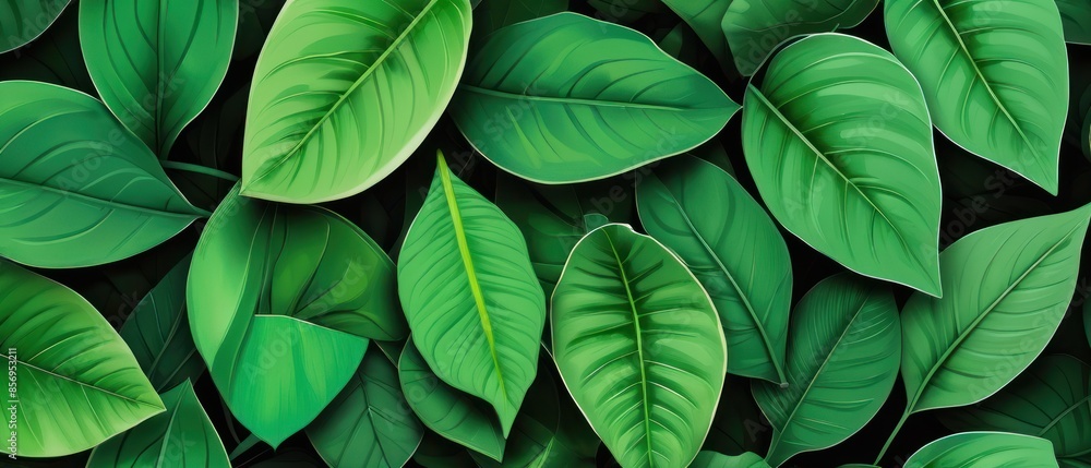 Leaf background. Green leaf patern background Leaf background. Green leaf patern background