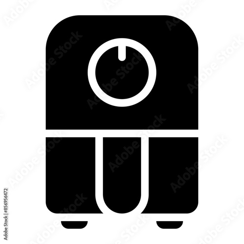 air fryer glyph icon