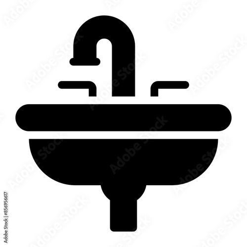 kitchen sink glyph icon