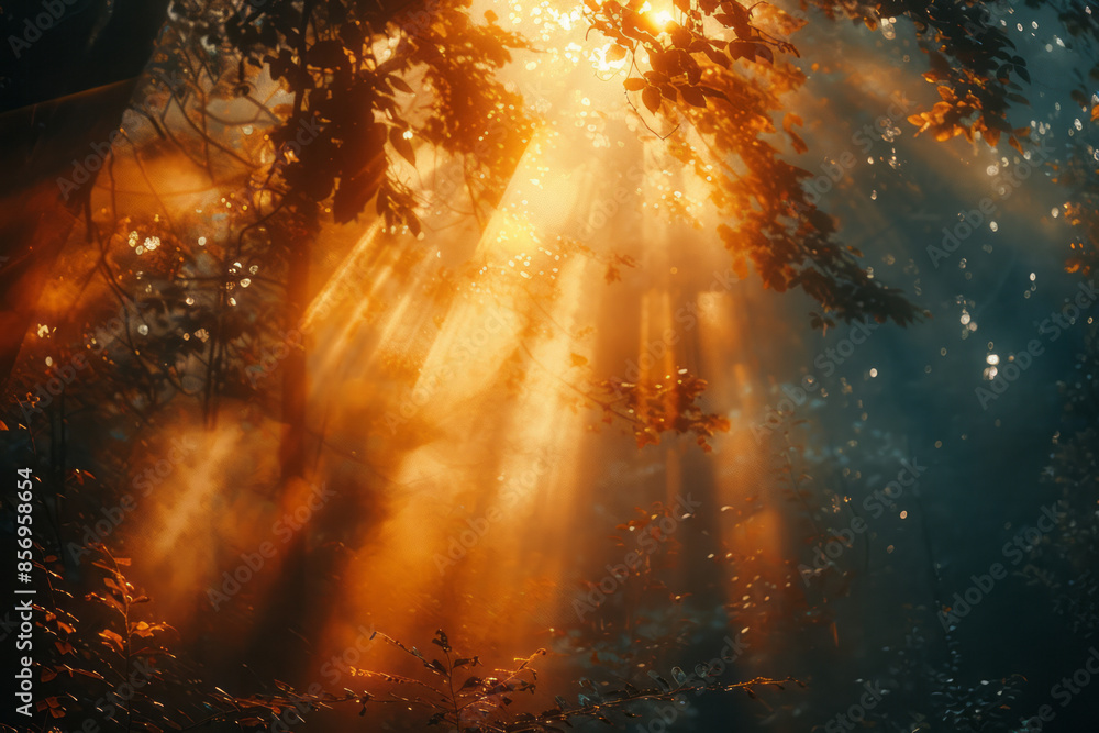 Serene ascension surrounded by a peaceful, radiant light, Serene ascension surrounded by a peaceful, radiant light,