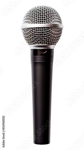 PNG Vocal mic microphone white background performance. photo