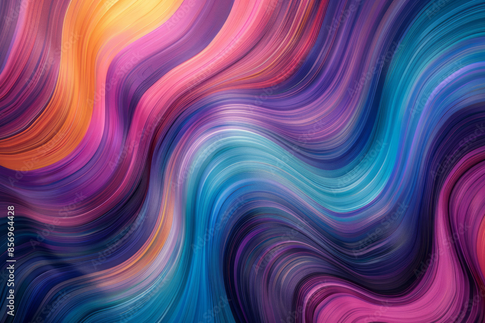 Flowing lines and seamless color transitions creating a mesmerizing effect, Flowing lines and seamless color transitions creating a mesmerizing effect,