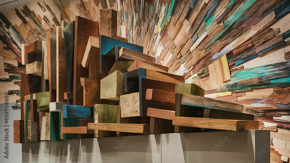 Fototapeta premium Wood aged art architecture texture abstract Wallpaper