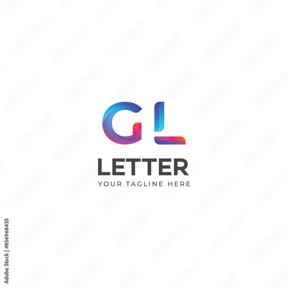 3D GL, LG letter logo design template elements. Modern abstract digital alphabet letter logo. 3D GL, LG letter logo design template elements. Modern abstract digital alphabet letter logo.