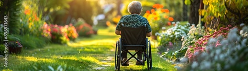 Disabled Person Gardening P...
