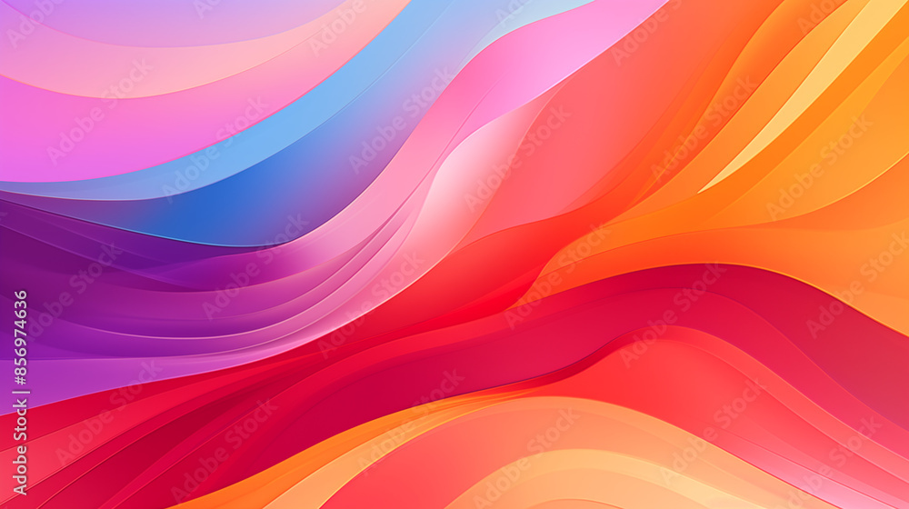 Vibrant Abstract Wave Patterns in Warm Tones Vibrant Abstract Wave Patterns in Warm Tones