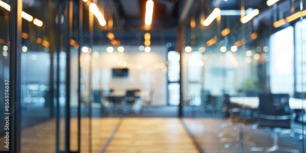 Blurred background image of a meeting room in a modern Business office. Blurred background image of a meeting room in a modern Business office.