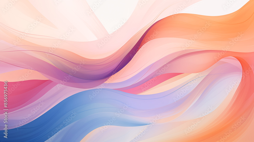Soft Pastel Waves Serene Abstract Gradient Flow Soft Pastel Waves Serene Abstract Gradient Flow