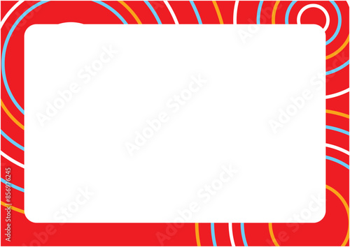 夏をイメージしたカラフルで明るい波模様の背景画像