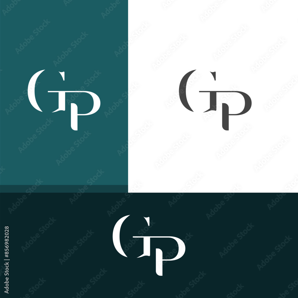 GP, PG letter logo design template elements. Modern abstract digital alphabet letter logo. GP, PG letter logo design template elements. Modern abstract digital alphabet letter logo.
