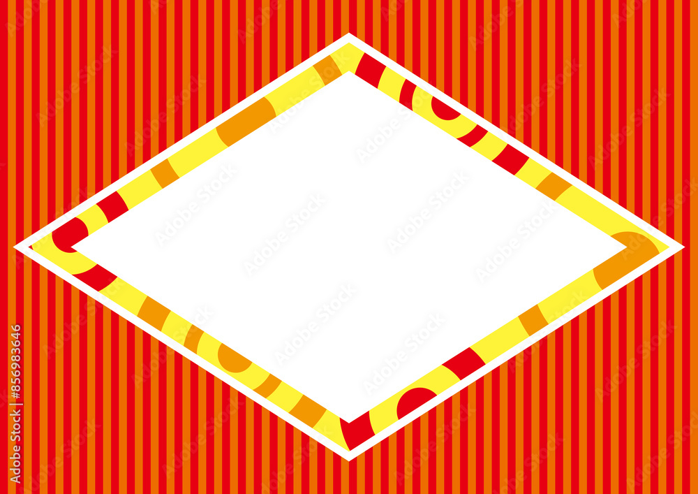 Fototapeta premium 夏をイメージしたカラフルで明るい背景画像