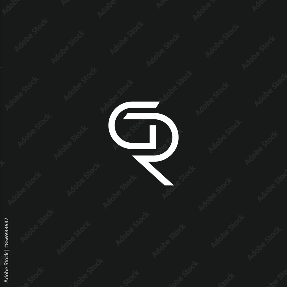 GR, RG letter logo design template elements. Modern abstract digital alphabet letter logo. GR, RG letter logo design template elements. Modern abstract digital alphabet letter logo.